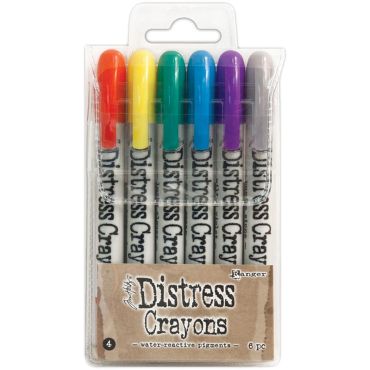 DISTRESS CRAYONS SET 4 - 6 colours