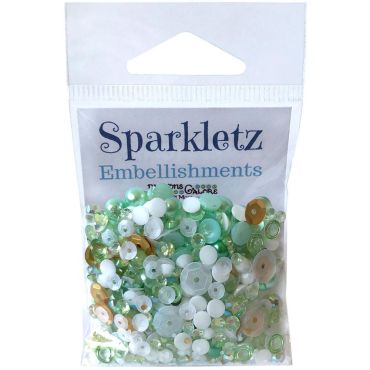 Buttons Galore Sparkletz Embellissements 10g - Coconut Palms