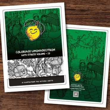 LimonadeCitron - VOLUME-19 Coloriage anti-stress par Natasha Lirette