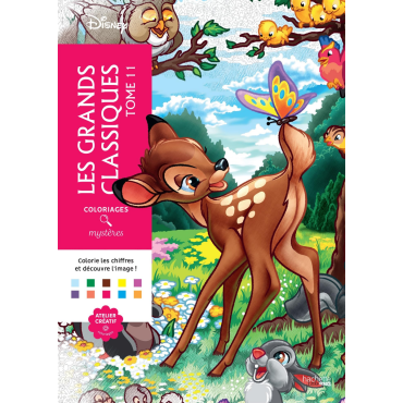 Coloriages mystères Disney - Les Grands classiques Tome 11