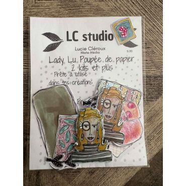 LC Studio - Lady Lu poupée de papier, 2 kits et plus