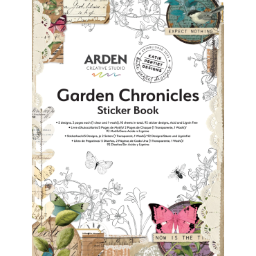 Arden Creative Studio Garden Chronicles Livre d'autocollants