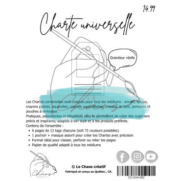 Le Chaos Créatif - Charte universelle - Carré