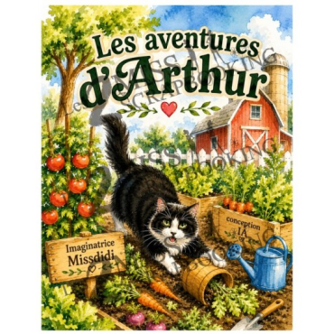 Les 2 Miss Scrapbooking Les aventures d'Arthur Farmehouse - Livres à Colorier