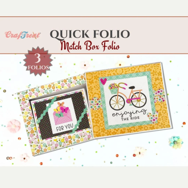 Craftreat Pochette vierge pour scrapbooking - Match Box Folio (Pochette Boîte d'allumettes)