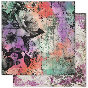Paper Rose Portraits in Bloom Papier Basics A 12x12 - 36592