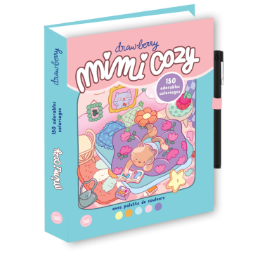 Draw Berry avec palette de couleurs - 150 adorables coloriages - Mimi cozy