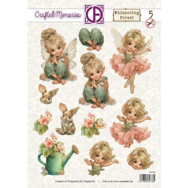 Creatief Art - Feuille 3D Die-Cut - Whispering Forest 05