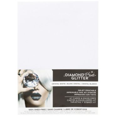 HARMONY PAPER CARTES ET ENVELOPPES PAILLETEES IMPRIMABLES A JET D'ENCRE A7