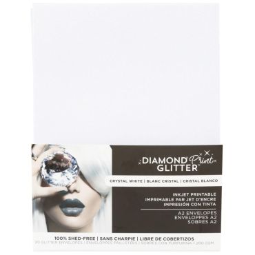 HARMONY PAPER ENVELOPPES A PAILLETTES IMPRIMABLES A JET D'ENCRE A2 - CRYSTA