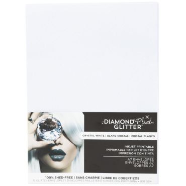 HARMONY PAPER ENVELOPPES A PAILLETTES IMPRIMABLES A JET D'ENCRE A7 - CRYSTA