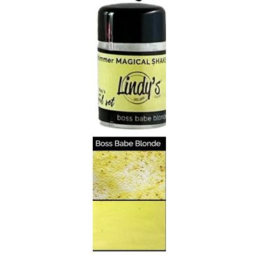 LINDY'S STAMP GANG MAGICALS SHAKER POUDRE A PIGMENT - BOSS BABE BLONDE SHIMMER