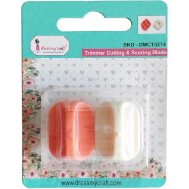 DRESS MY CRAFT TRIMMER CUTTING BLADE & SCORING BLADE 2/PQT