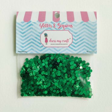 DRESS MY CRAFT CHRISTMAS CONFETTI VERT