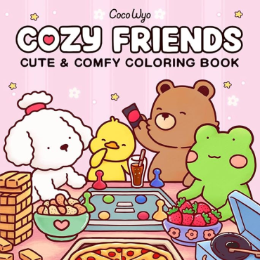 Cozy Friends - Livre de coloriage Cozy cuties - Cosy colo - Coco wyo