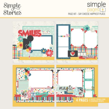 Simple Stories Kit de pages simples - Say Cheese Happiest Place