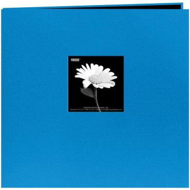 PIONEER BOOK CLOTH COVER POST BOUND ALBUM 12X12 SKY BLUE