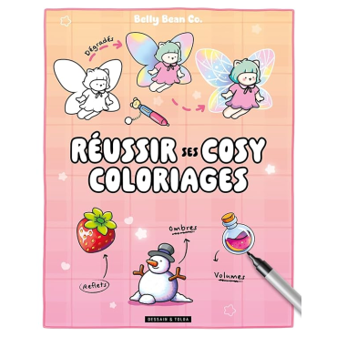 *À VENIR* Réussir ses cosy coloriages - Belly Bean - Dégradés, ombres, reflets, volumes