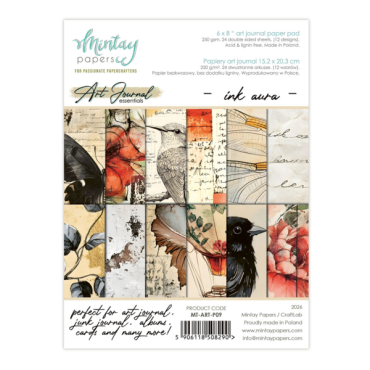 Mintay Ensemble papier 6 x 8 Art Journal - Ink Aura