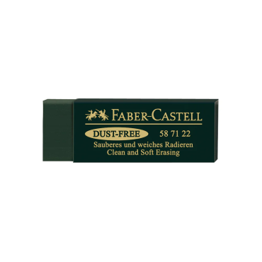 Faber-Castell Dust-Free Vinyl Art Eraser - Green - #587122
