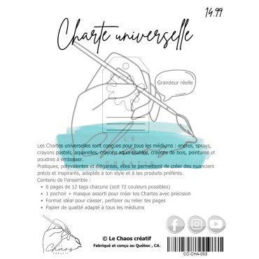 Le Chaos Créatif - Charte universelle - Splash