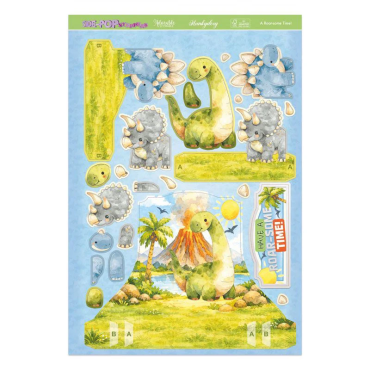 Hunkydory Carte Side-Pop Stepper - A Roar-some Time!