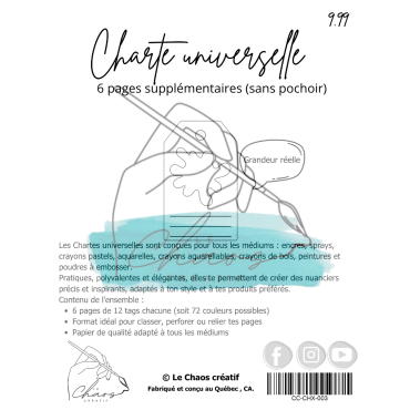 Le Chaos Créatif - Charte pages supplémentaires - Splash