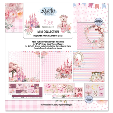3Quarter Designs Rose Nursery Mini Collection 12x12