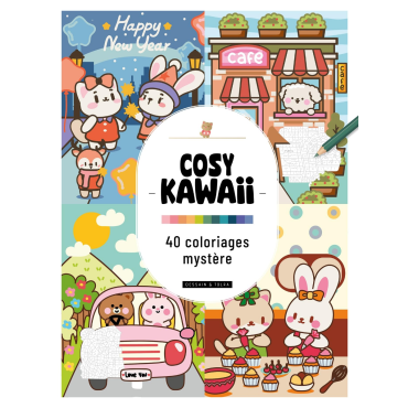 *À VENIR* Cosy Kawaii - 40 Coloriages Mystère