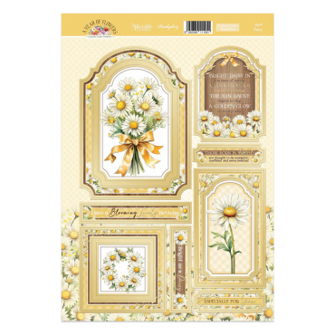 Hunkydory Feuille Daisy Luxury Topper - April