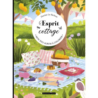 Esprit cottage - Mon joli album à colorier