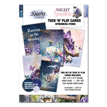 3Quarter Designs Tuck N Play Cards - Night Garden