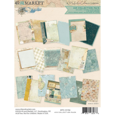 49 and Market Ensemble de papier 6"X8" - Travel Diaries
