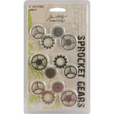 IDEA-OLOGY ENGRENAGES DENTEES EMBELLISSEMENTS EN METAL