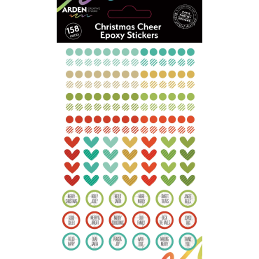 Arden Creative - Christmas Cheer Autocollants Époxy