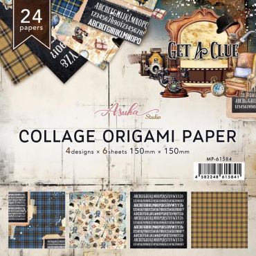 ASUKA STUDIO MEMORY PLACE PAPIERS COLLAGE ORIGAMI 5.9X5.9 24/PQT - GET A