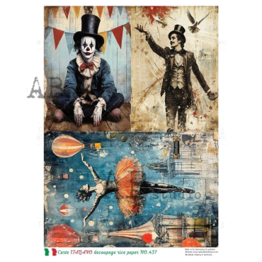 AB STUDIO Rice Paper Carte Italiano NO.437