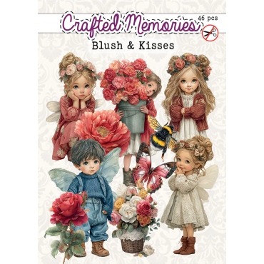 Creatief Art - Die-Cuts - Blush and Kisses - 33 pièces