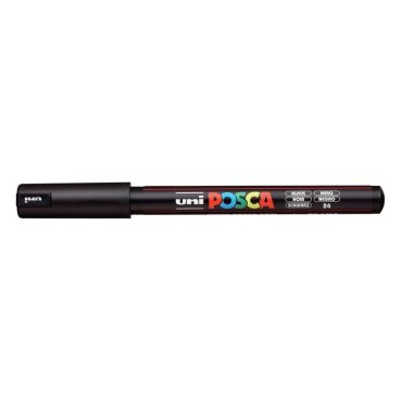 POSCA PC-1MR BLACK EXTRA-FINE ACRYLIC PEN