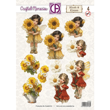 Creatief Art - Feuille 3D Die-Cut - Blush and Kisses 04