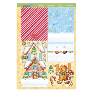 HUNKYDORY CRAFTS CARTES POP-UP PAS A PAS - GINGERBREAD JOY