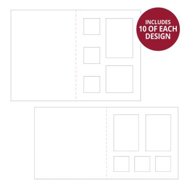 HUNKYDORY CARTES VIERGES A OUVERTURES MULTIPLES