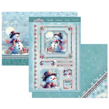 HUNKYDORY ENSEMBLE DE LUXURY TOPPER -  A JOLLY SNOWMAN