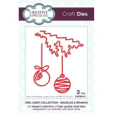 CREATIVE EXPRESSIONS BAUBLE & BRANCH MATRICE DE COUPE