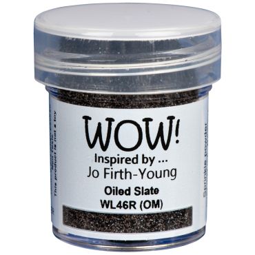WOW! POUDRE A EMBOSSER OILED SLATE (OM)