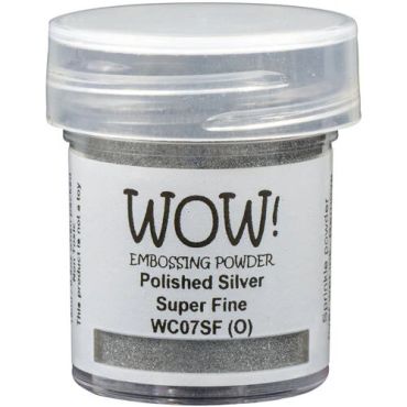 WOW! POLISHED SILVER SUPER FINE POUDRE A EMBOSSER