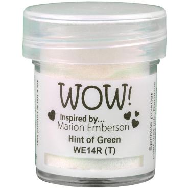 WOW! EMBOSSING POWDER 15ML - HINT OF GREEN