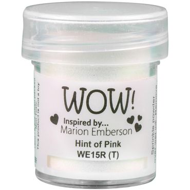 WOW! EMBOSSING POWDER 15ML - HINT OF PINK