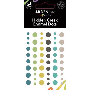 ARDEN CREATIVE STUDIO HIDDEN CREEK ENAMEL DOTS