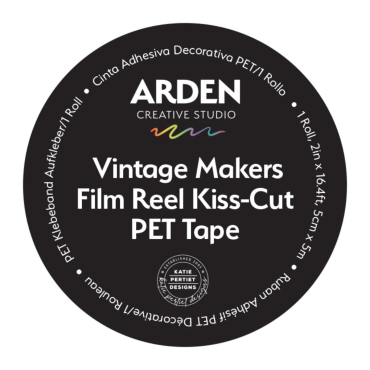 ARDEN CREATIVE STUDIO AUTOCOLLANTS VINTAGE MAKERS REEL KISS-CUT